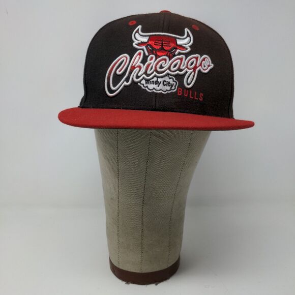 '47 Brand Chicago Bulls Snapback Hat Black Rack One Size Embroidered Logo - Picture 2 of 13